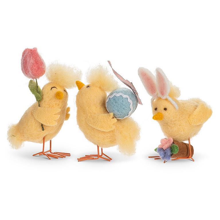 Felt Easter Standing Chicks