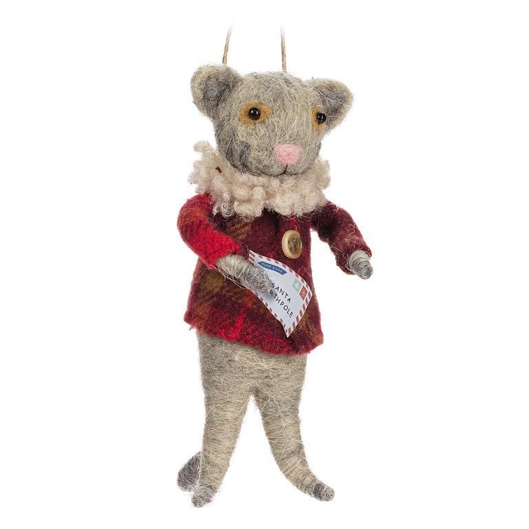 Cat in Winter Coat & Santa Letter