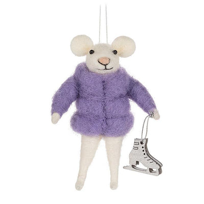 Puffy Coat Animal Felt Ornament