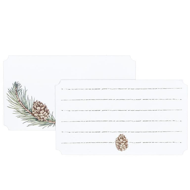 Pinecones Mini Note Cards