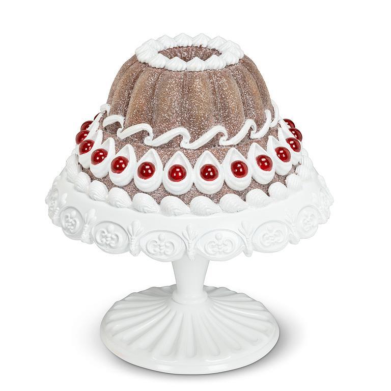 Large Decorated Holiday Cake