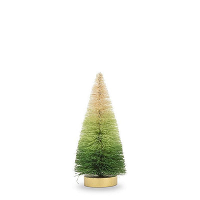 Small Ombre Green Brush Tree