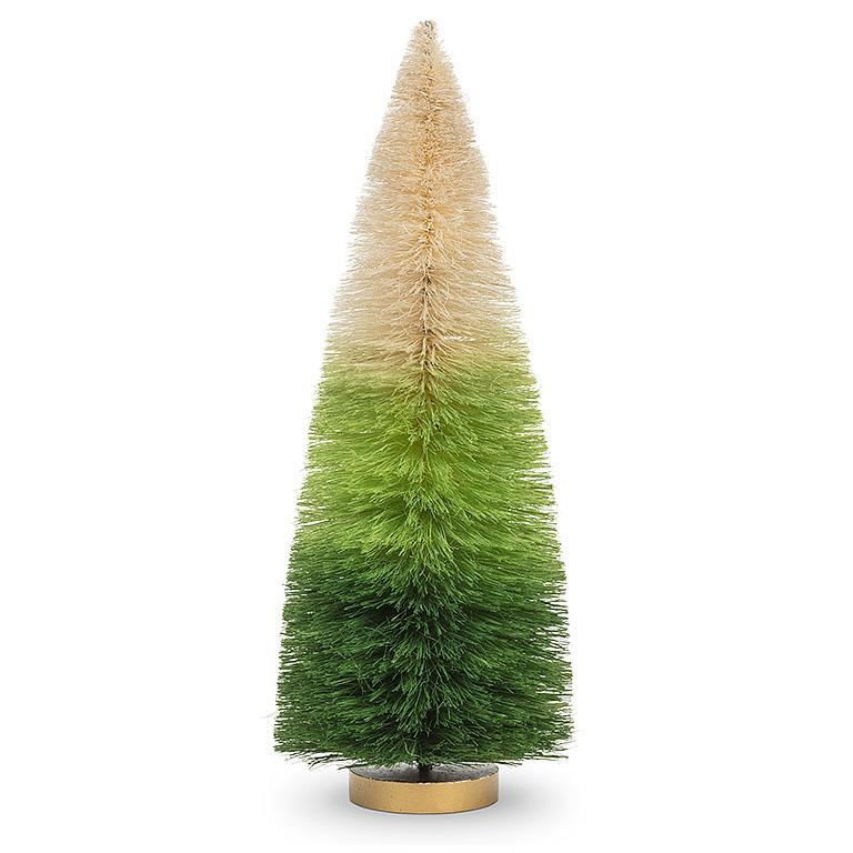 Extra Large Ombre Green Brush Tree