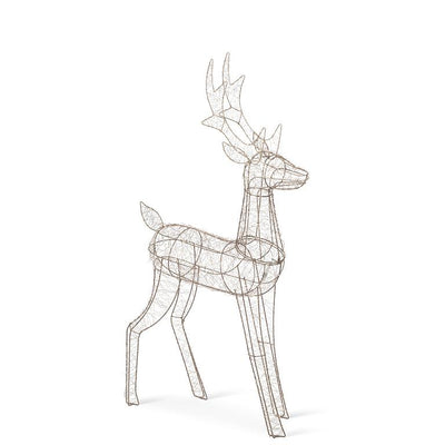 Gold Micro Light LED Reindeer  - Large 500 L