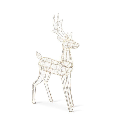 Gold Micro Light LED Reindeer  - Large 500 L