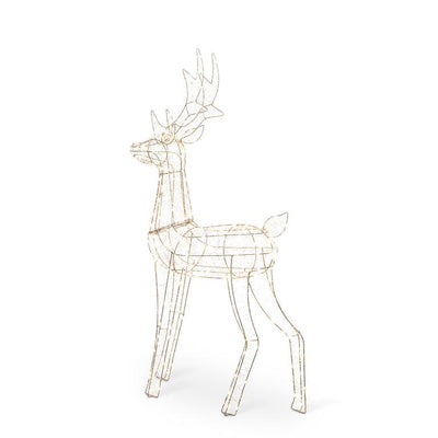 Gold Micro Light LED Reindeer  - Large 500 L