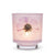 Frosted Votive with Pressed Flowers - Lilac Flower