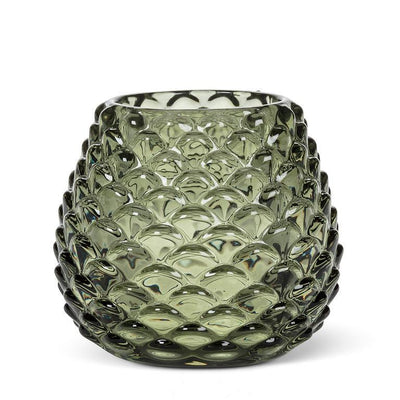 Medium Pinecone Tealight Green