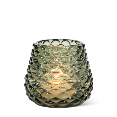 Small Pinecone Tealight Green