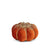 Small Dark Orange Pumpkin with Glitter | Putti Fine Furnishings Canada