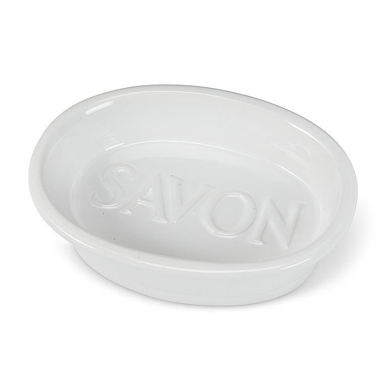 Oval  "Savon" Soap Dish | Putti Fine Furnishings Canada