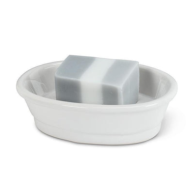 Oval  "Savon" Soap Dish | Putti Fine Furnishings Canada