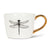 Dragonfly Low Mug with Gold Handle | Putti Fine Furnishings 