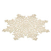 Cutout Snowflake Placemat - Gold