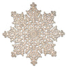 Cutout Snowflake Placemat - Gold