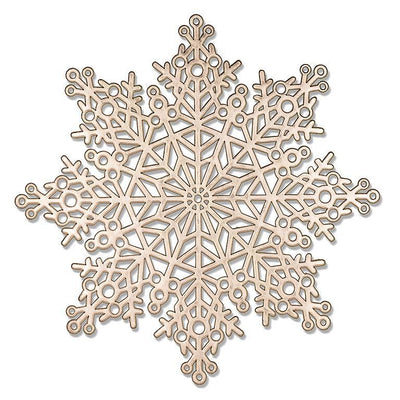 Cutout Snowflake Placemat - Gold