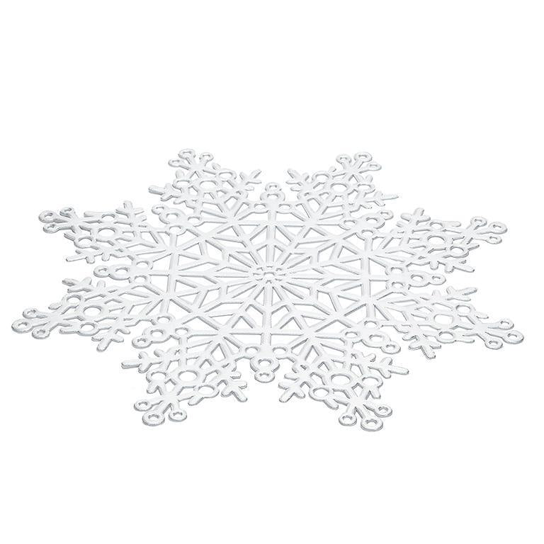 Cutout Snowflake Placemat - Silver