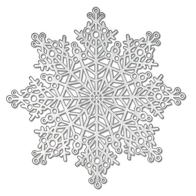 Cutout Snowflake Placemat - Silver