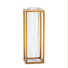 Single Tube Vase with Gold Rack