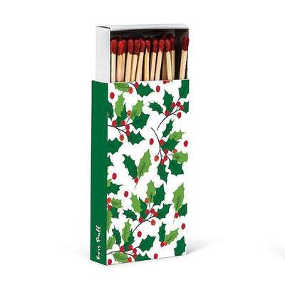 Holly Leaves Boxed Matches | Putti Christmas Celebrations