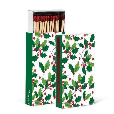 Holly Leaves Boxed Matches | Putti Christmas Celebrations