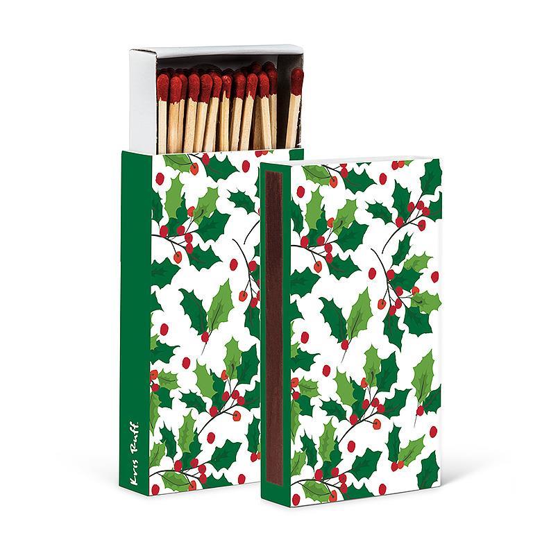 Holly Leaves Boxed Matches | Putti Christmas Celebrations 