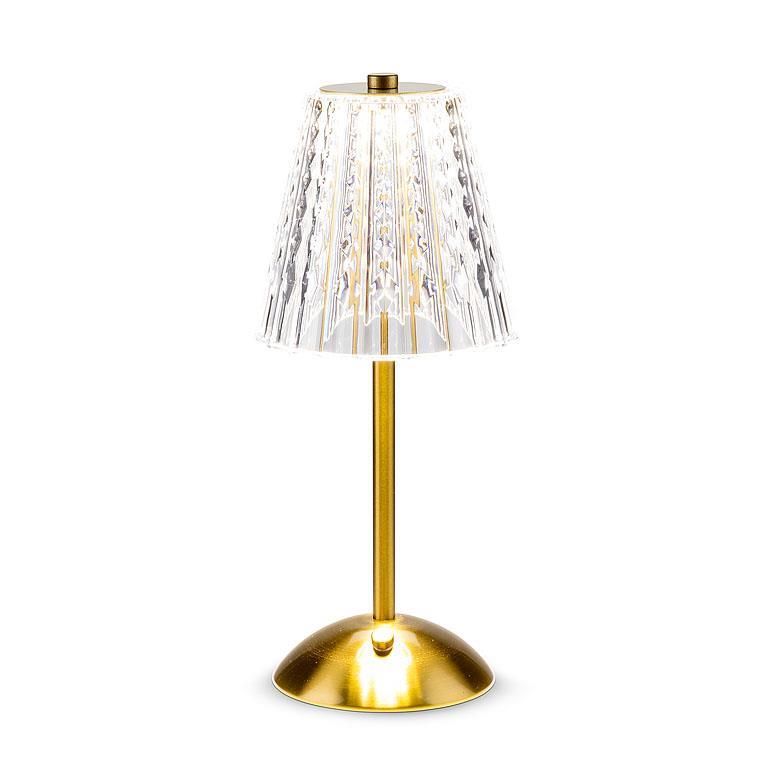 Classic Shade LED Table Light - Gold | Putti Fine Furnishings 