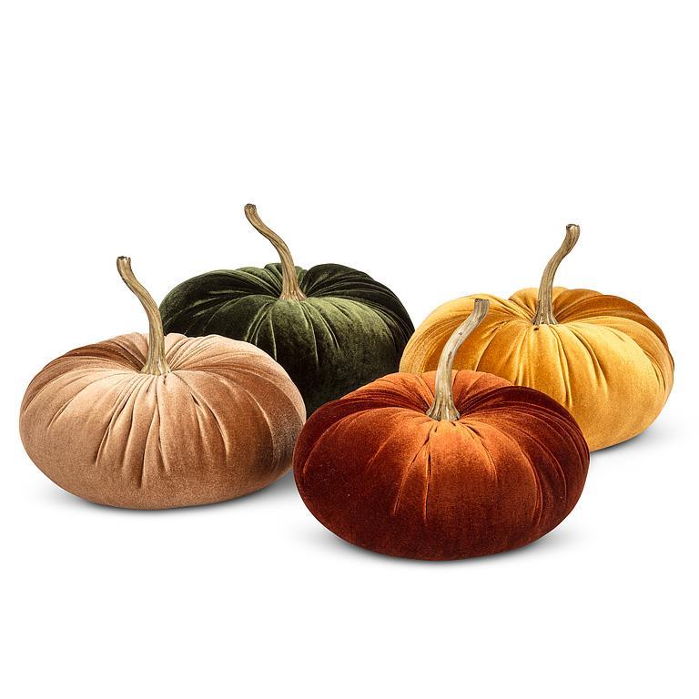 Large Velvet Pumpkin | Putti Fine Furnishings Canada