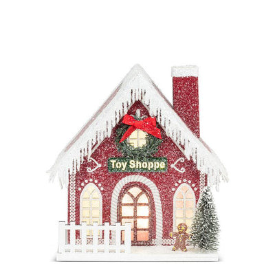 Small Frosty LED Toy Shop - Red