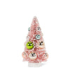 Pink Cone Tree with Balls - Small | Putti Christmas Decor