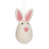 Egg Shaped Bunny Ornament | Putti Fine Furnishings