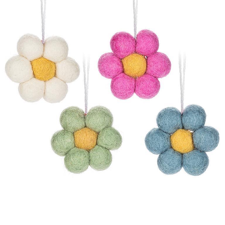 Felt Flower Ornament