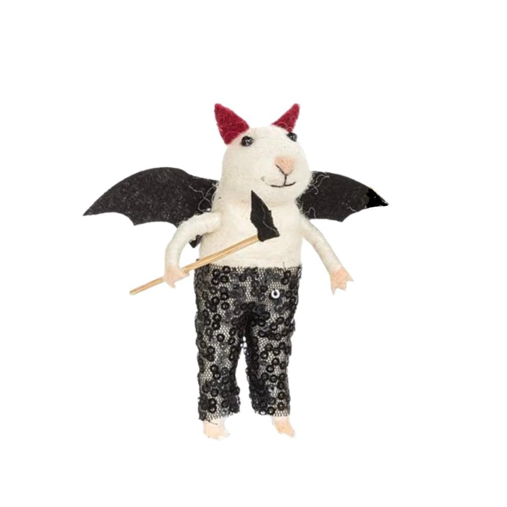 Mice in Halloween Costumes Vampire| Putti Hallloween Decorations 