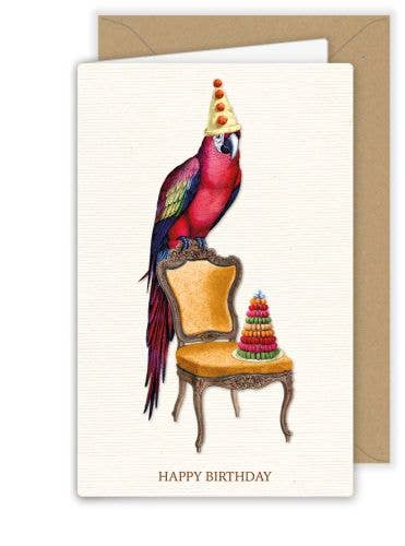 Happy Birthday Parrot Card