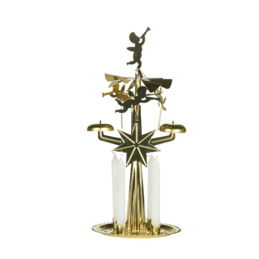 Swedish Brass Angel Candle Chimes
