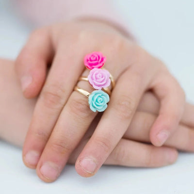 Great Pretenders Boutique Rose Rings & Earring Set | Le Petite Putti