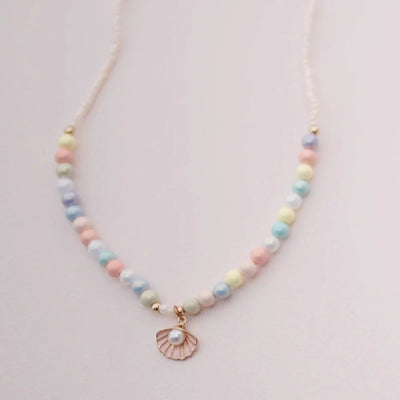 Great Pretenders Boutique Pastel Shell Necklace | Le Petite Putti