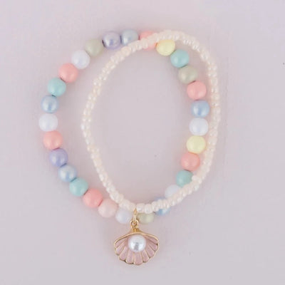 Great Pretenders Boutique Pastel Shell Bracelet | Le Petite Putti