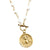 Queen Bee Coin Pearl Necklace