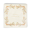 Give Thanks Cream Cocktail Napkin