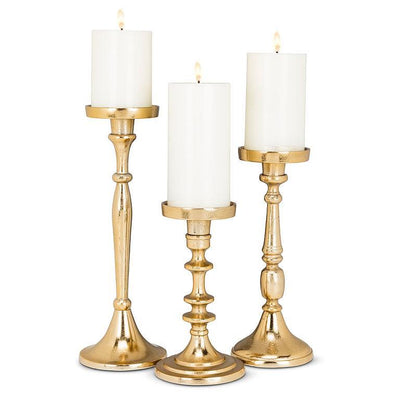 Small Gold Classic Candle Holder