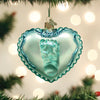 Old World Christmas Baby Boy's Footprint Ornament | Putti Christmas Decorations