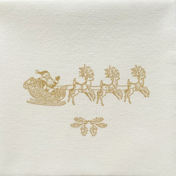 Francoise Paviot "Traineau Or" Dinner Napkin
