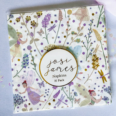 Josi James Fairy Napkins Large - Putti Fine Furnishings
