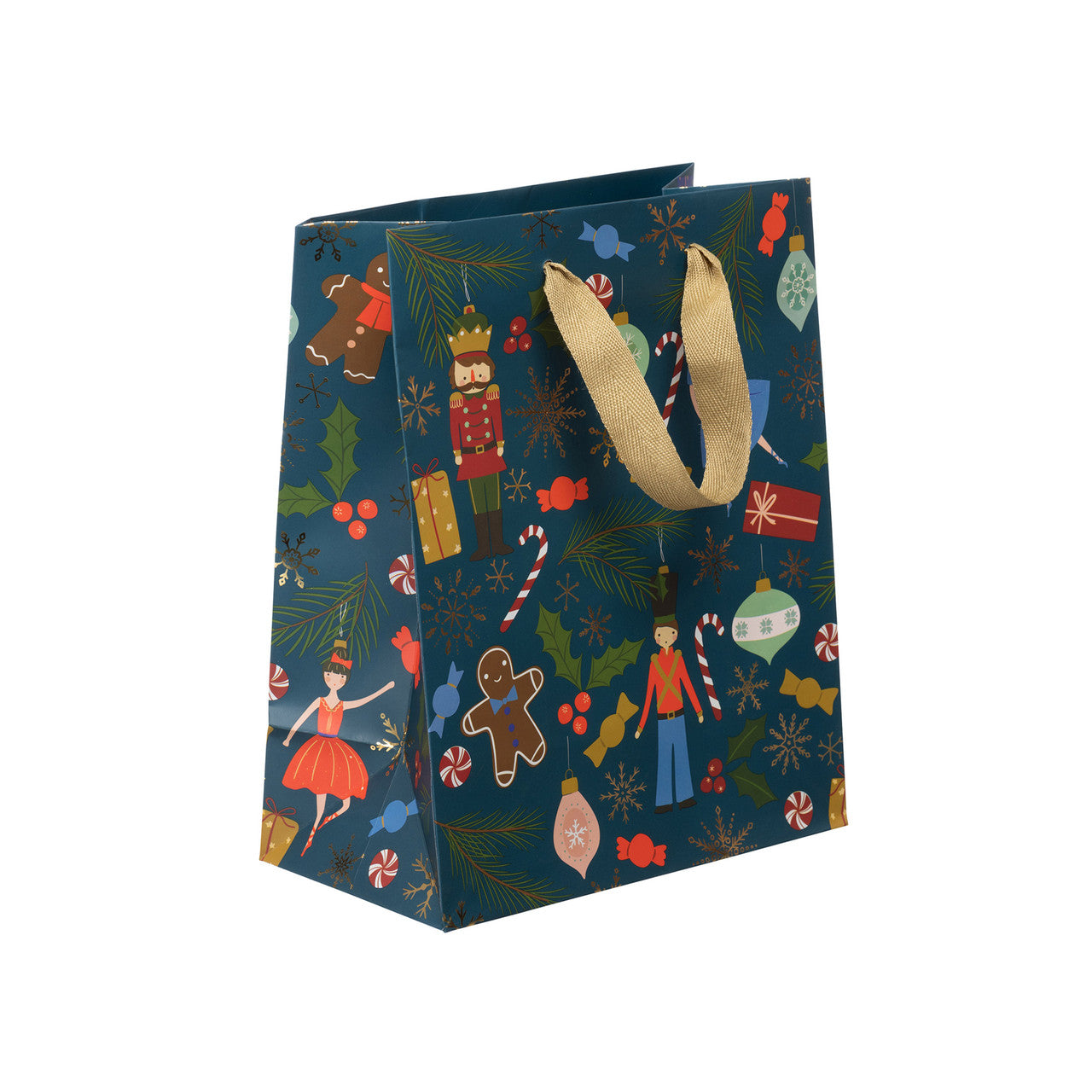 Sugar Plum Gift Bag - Navy Small