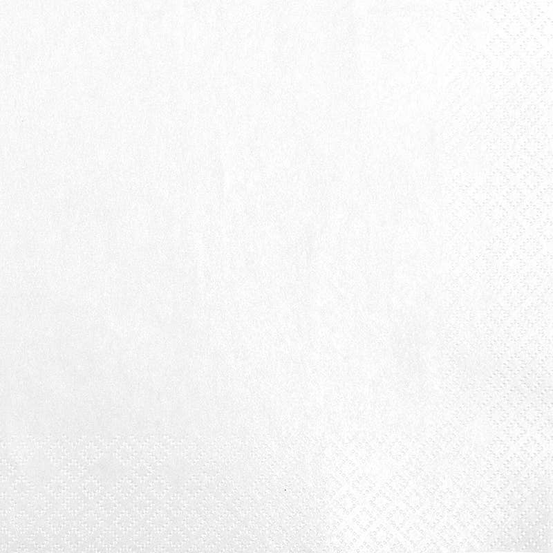 Pearl Effect White Dinner Napkins