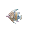 Painted Resin Tropical Fish Ornament