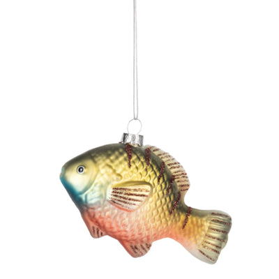 Freshwater Fish Glass Ornament