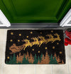 Midnight Reindeer Doormat