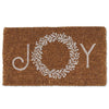 Wreath Joy Coir Doormat | Putti Christmas Celebrations